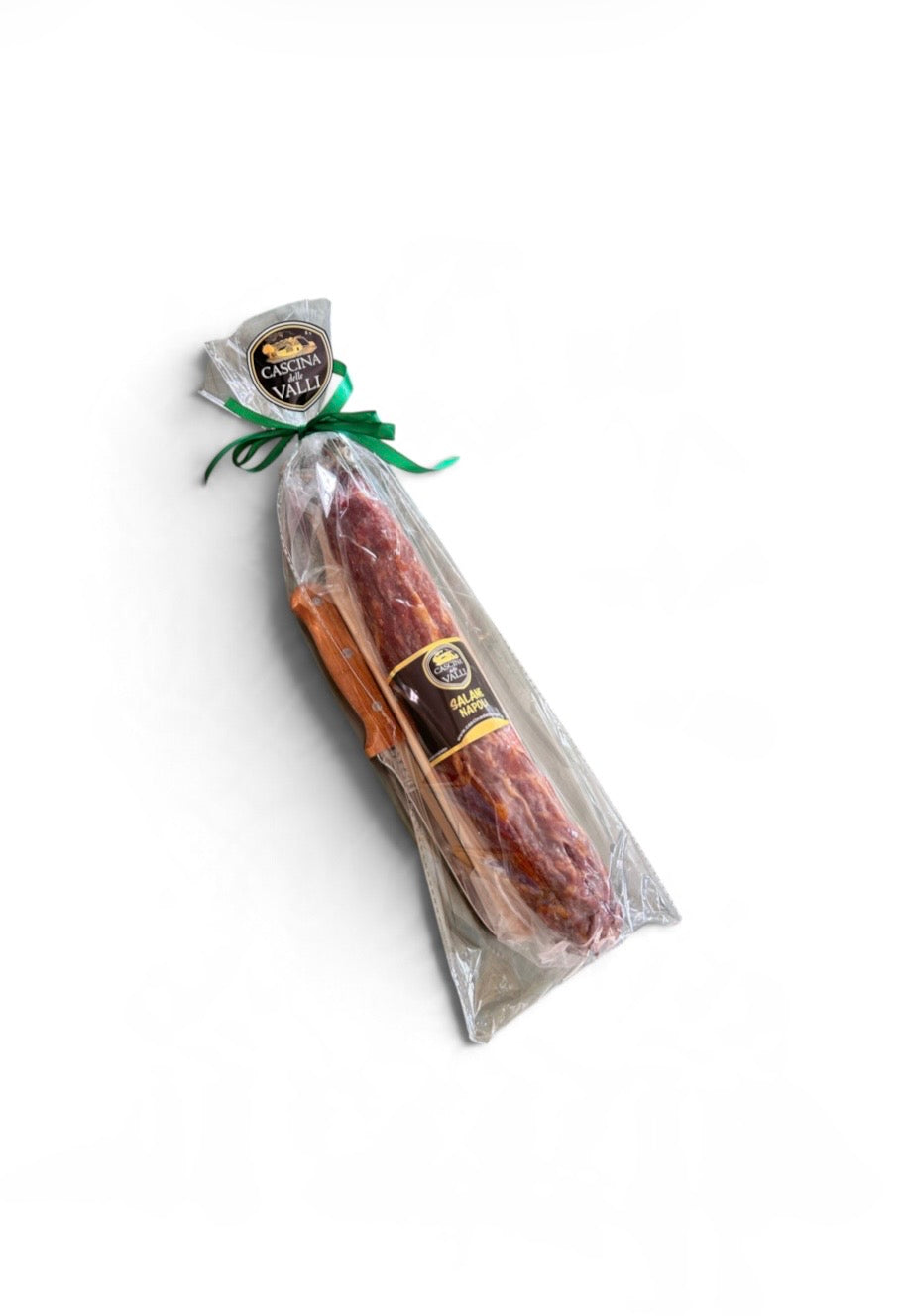 Salame Napoli SV con Tagliere e Coltello